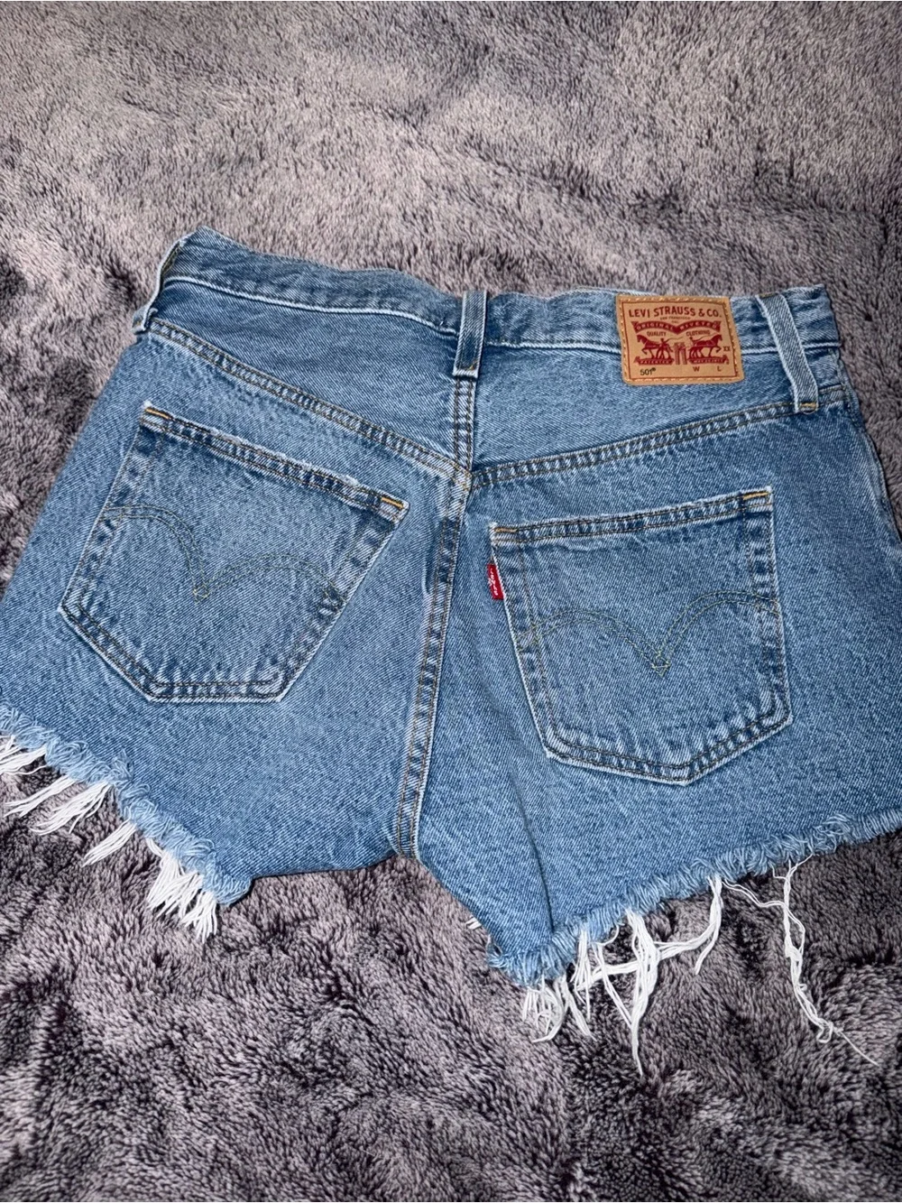 Levi’s 501 Distressed Denim Cutoff Shorts